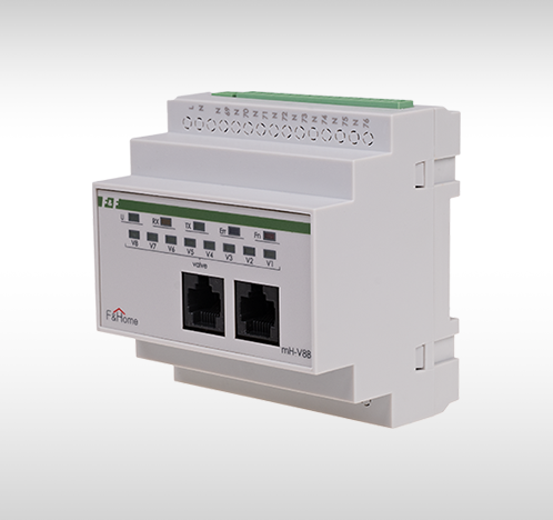 Moduł sterowania zaworami ogrzewania ośmiokanałowy